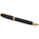 Набір Parker Sonnet Matte Black Lacquer GT BP кулькова ручка + блокнот (84 832b24) - зображення 2