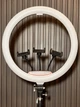 Кольцевая цветная LED лампа Soft Ring Light 45 cm 18" MJ-45 с тремя держателями для телефона и пультом ДУ |Без штатива | 756479 - изображение 4