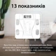 Фитнес весы напольные с Bluetooth Scale one до 180 кг смарт весы с приложением для смартфона Белый - изображение 6
