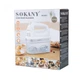 Ручний Міксер Sokany SK-6631 300W Білий з контейнером для насадок - изображение 3