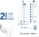 Наушники Nokia Go Earbuds 2 TWS-112 White (8P00000252) - изображение 5