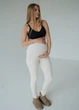 Теплі лосини в рубчик на хутрі HN XXL/XXXL (620802) Молочні - зображення 4