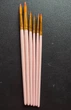 Набор из 6 шт кистей для боди-арта Artist Brushes розовые - изображение 1