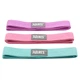 Набор резинок для фитнеса AOLIKES RB-3607 3шт Green+Pink+Violet - изображение 1