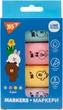 Маркер текстовый YES Line Friends 4 шт (390711) - изображение 1