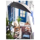 Стіл IKEA ТЕРНО, сад, чорний, світло-коричнева морилка, 55x54 см, 700.954.29 - зображення 7