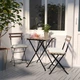 Стіл IKEA ТЕРНО, сад, чорний, світло-коричнева морилка, 55x54 см, 700.954.29 - зображення 11