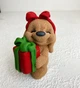 Силіконовий молд Собачка з подарунком - зображення 2