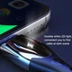 Магнітний кабель Type-C to Type-C PD 66W 5А швидка зарядка FAST CHARGING передача даних 1000мм black (743667360096) - зображення 13