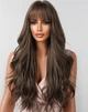 Жіноча перука з чубчиком EASIHAIR Wig LC2088-2 довге хвилясте синтетичне волосся Brunette (77942125) - зображення 1