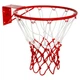 Сетка баскетбольная 2шт 12 петель толщина-5мм Полипропилен FOX цвет белый-красный C-8996 - изображение 1