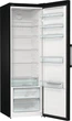 Холодильна камера Gorenje, 185x60х66, 398л, А++, дисплей, зона св-ті, чорний - изображение 12