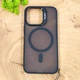 Чохол Baseus Smoke case Magsafe with Metal Stand для iPhone 14 Pro Max Black - зображення 1