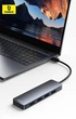 USB хаб Baseus BS-OH080 на 4 порта USB 3.0 Silver - изображение 10