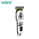 Аккумуляторная машинка для стрижки волос VGR V-971 с LED-дисплеем и насадками (Белый) - изображение 5