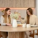 Ваза для цветов MBM HOME пластиковая 20 см DH-FLOWERS-07 WHITE Белая - изображение 2