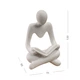 Статуэтка MBM HOME "Мыслитель с книгой" DH-ST-23 WHITE белая - изображение 4