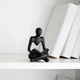Статуэтка MBM HOME "Мыслитель с книгой" DH-ST-23 BLACK черная - изображение 1