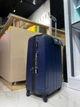 Ультралегкий большой пластиковый чемодан из поликарбоната на 4-х съемных колесах 7401 Rogal синий - изображение 4