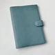 Обкладинка Make Sense А5 натуральна шкіра для планера на кільцях 2,5см блакитна - изображение 5