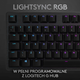 Klawiatura przewodowa Logitech G512 Carbon Lightsync RGB GX Red USB Black (920-009370) - obraz 8