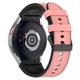 Ремешок 20мм кожа-силикон Samsung Galaxy Watch 4 | 5 | 6 | 7 BeWatch Розовый (1gw0103) - изображение 2