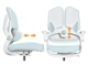 Дитяче крісло Mealux Trident Blue (арт.Y-617 KBL) Блакитний - изображение 9