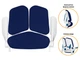 Дитяче крісло Mealux Trident Dark Blue (арт. Y-617 DB) Темно-синій - изображение 8