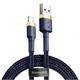 Кабель Baseus Cafule USB - Lightning 1.5A/2m (CALKLF-CV3) (Gold-Blue) - изображение 1