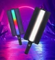 Светодиодная лампа жезл с шторками RGB LED STICK селфи стик 50 см с пультом ДУ 20 Вт (327777) - изображение 3