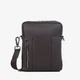 Сумка чоловіча шкіряна крос-боді середня InBag Сrossbody m01383 Коричневий - зображення 1