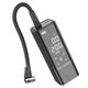 Автомобільний портативний насос компресор Hoco ZP7 5000mAh 10.3 bar Black - зображення 4