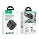 Перехідник для розеток HOCO Walker three-port PD20W Universal conversion charger AC15 | 2USB/Type-C| Чорний - зображення 7
