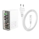 Мережевий Зарядний Пристрій HOCO HOCO Fuerza six-port charger N36 |3USB/3Type-C, 65W/3A, PD/QC - зображення 3