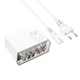 Мережевий Зарядний Пристрій HOCO HOCO Fuerza six-port charger N36 |3USB/3Type-C, 65W/3A, PD/QC - зображення 4