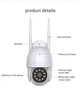 Вулична поворотна IP-камера NJ PRO 2 mp Білий 1080 Vision 360 (SH771172) - зображення 3