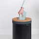 Корзина для білизни Brabantia Laundry Bin Matt Black 35 л (120008) - зображення 2