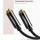 Кабель спліттер розгалужувач UGREEN mini jack 3.5mm Male to 2 Female Audio Cable (20cm). Black - зображення 4