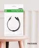Кабель спліттер розгалужувач UGREEN mini jack 3.5mm Male to 2 Female Audio Cable (20cm). Black - зображення 6