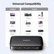 Комутатор HDMI UGREEN HDMI 2.0 Switch 3 In 1 Out пульт ДУ 4k 30hz Black (80125) - зображення 2