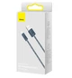 Кабель Baseus Dynamic Series Fast Charging Data Cable USB to Lightning 2.4A 1m Slate Gray - изображение 2