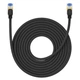 Патч-корд Baseus High Speed CAT7 10Gigabit Ethernet Cable (Braided Cable)10m Cluster Black - изображение 1