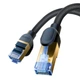 Патч-корд Baseus High Speed CAT7 10Gigabit Ethernet Cable (Braided Cable)3m Cluster Black - изображение 3