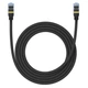 Патч-корд Baseus High Speed CAT7 10Gigabit Ethernet Cable (Braided Cable)2m Cluster Black - изображение 1