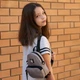 Міні рюкзак-сумка GoPack Teens 20x15x4.5 см бежевий (GO24-181XXS-1) - зображення 10