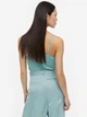 Топ женский H&M 061171522 S Бирюзовый (6666000304476) - изображение 2