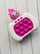 Электронная приставка Интерактивная игра Pop-it Игрушка Зайчик розовый - изображение 1
