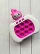 Электронная приставка Интерактивная игра Pop-it Игрушка Зайчик розовый - изображение 4