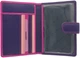 Обкладинка для паспорта шкіряна Visconti RB75 - Sumba (berry multi) - изображение 3