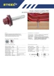 Саморез 4,8х19 для профнастила RAL1003 М Steelfix 25 шт (010400) - изображение 2
